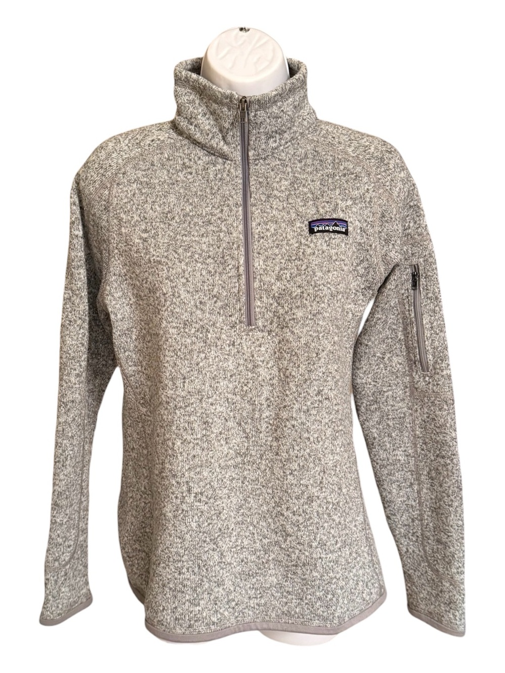 Patagonia Better Sweater 1/4 Zip Fleece Gray Women’s M